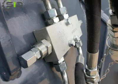 Grab bucket burned tines XXL