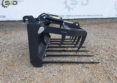 Manure fork with grapple mini