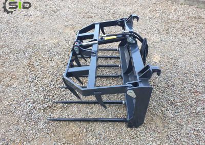 Manure fork with grapple mini