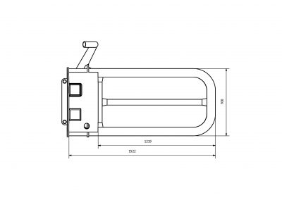 Square bale grapple