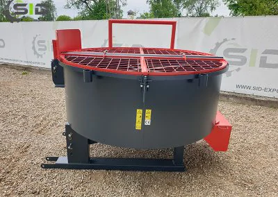 Drum concrete mixer