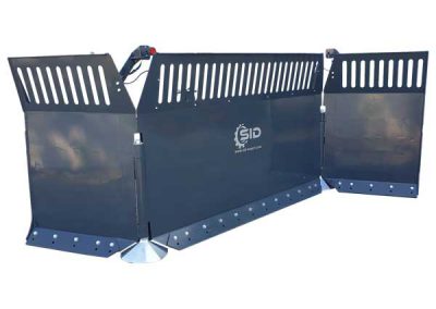 Hydraulic silage blade