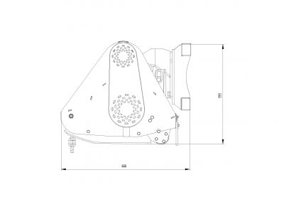 Hydraulic flail mower