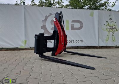 Wood grapple for pallet forks
