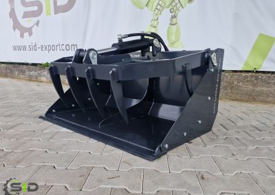 Grab bucket mini burned tines