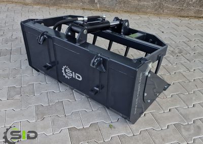 Grab bucket mini burned tines