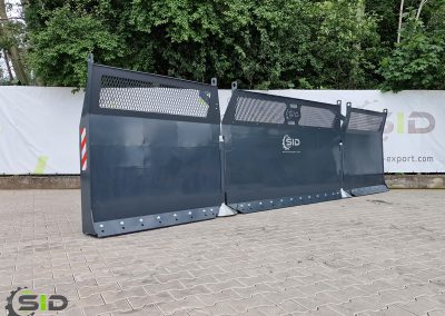 Hydraulic silage blade