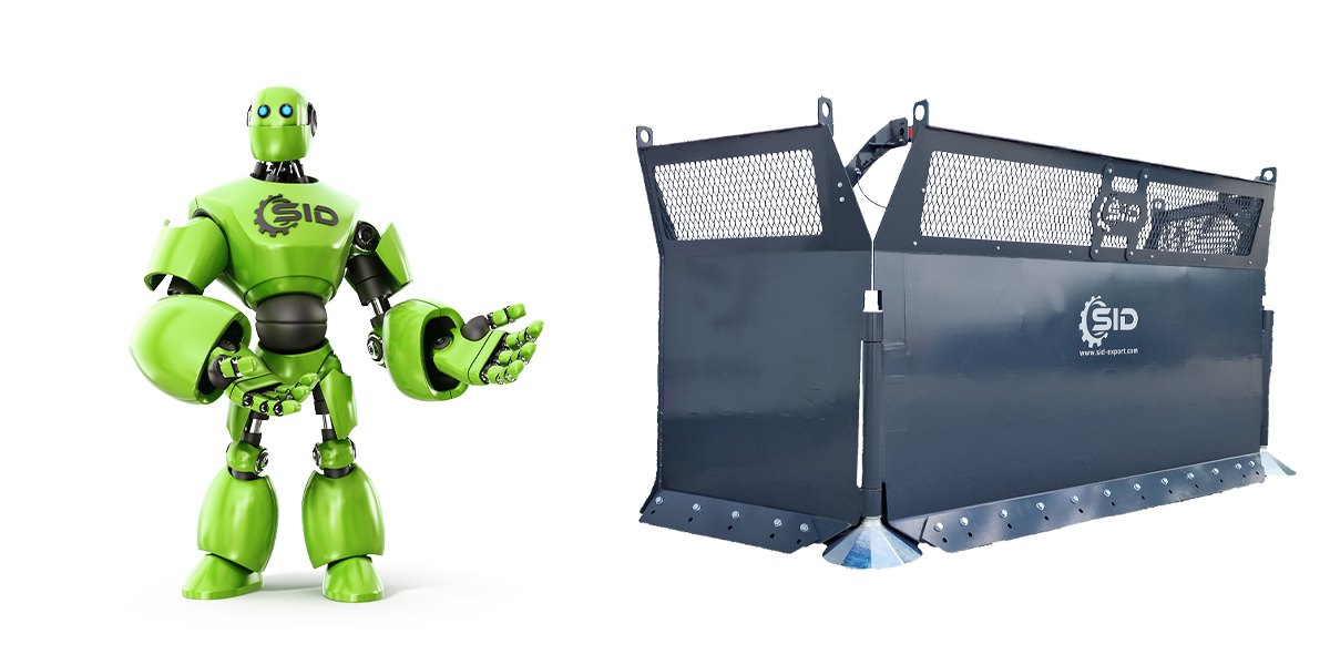 Hydraulic silage blade