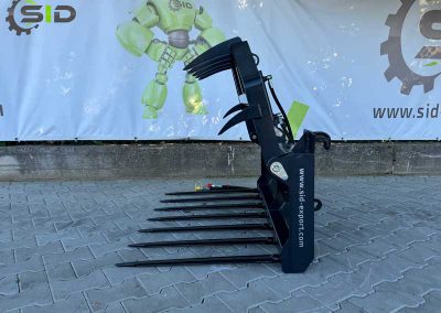 Manure fork with grapple mini