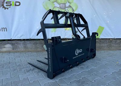 Manure fork with grapple mini