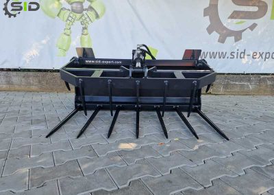 Manure fork with grapple mini