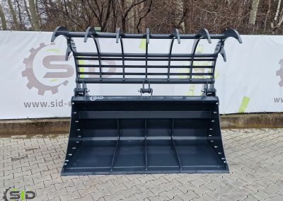 Grab bucket burned tines XXL