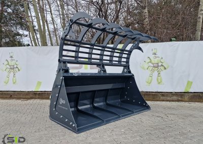 Grab bucket burned tines XXL