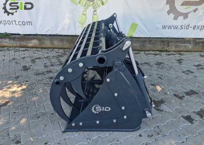 Grab bucket burned tines