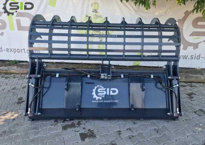 Grab bucket burned tines