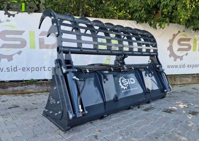 Grab bucket burned tines