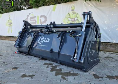 Grab bucket burned tines