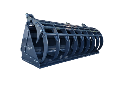 Grab bucket burned tines