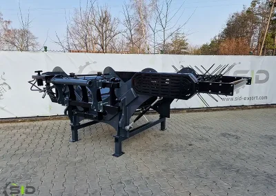 A SID spreader in operation on a farm