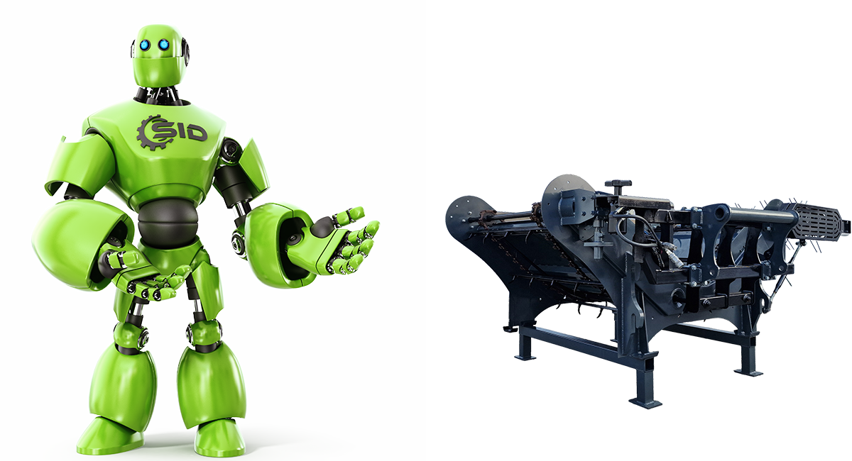 A SID spreader in operation on a farm