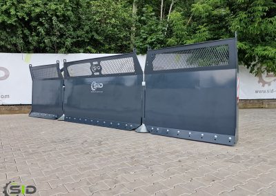 Hydraulic silage blade