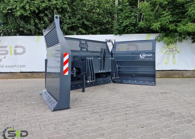 Hydraulic silage blade