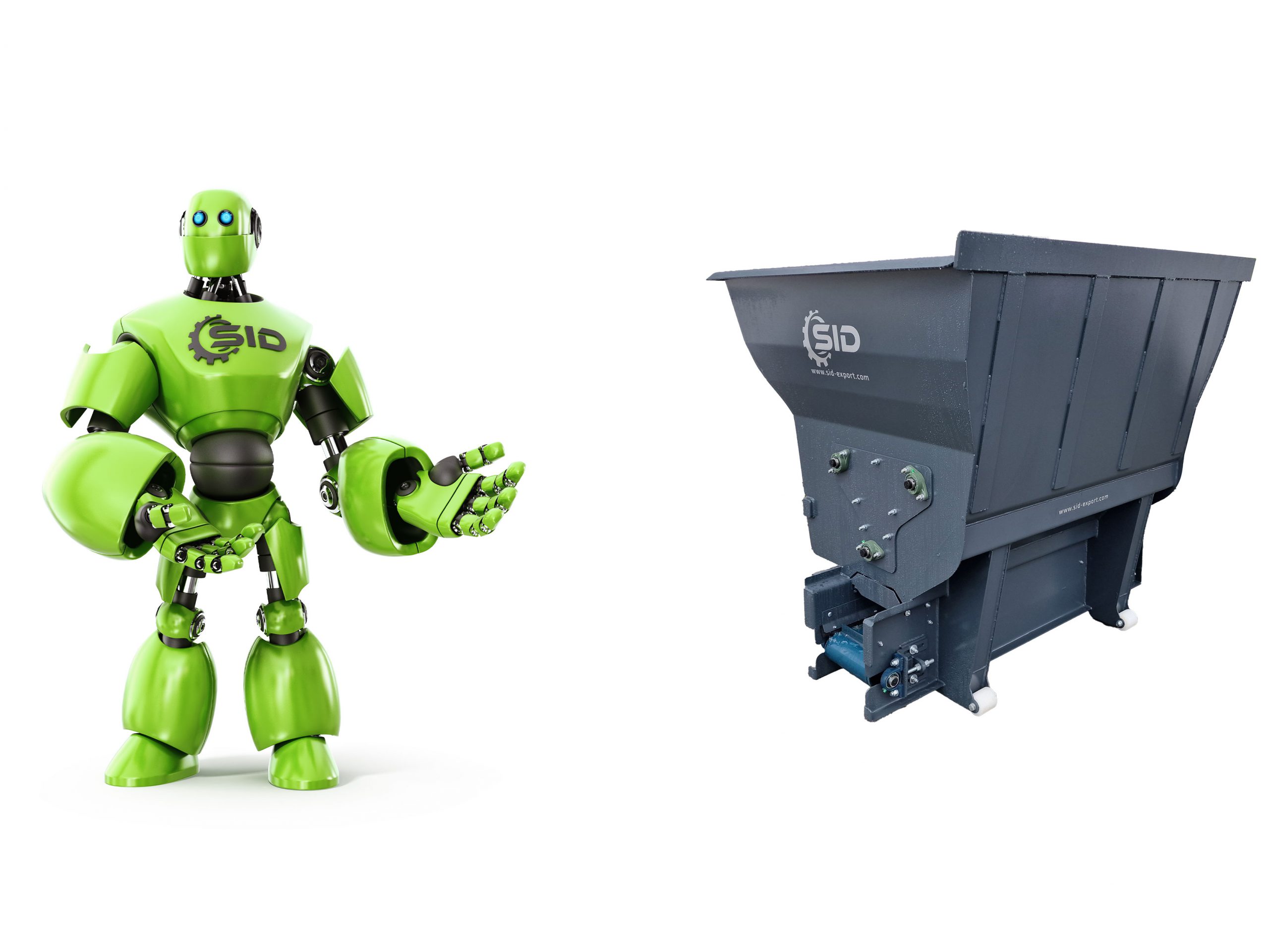 Dosing bucket with conveyor belt