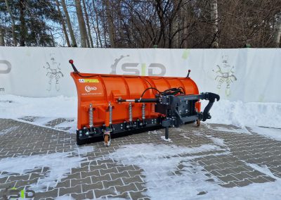 Municipal snow plough