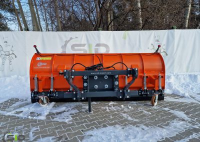 Municipal snow plough