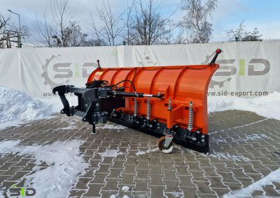 Municipal snow plough