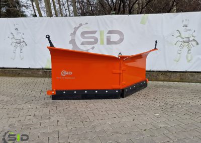 Municipal snow plough
