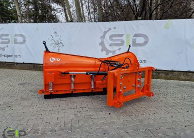 Municipal snow plough