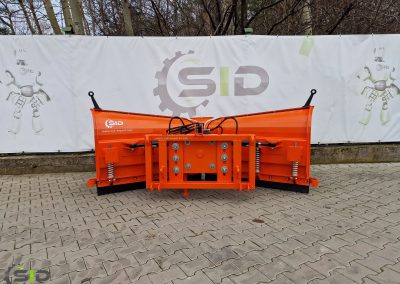 Municipal snow plough
