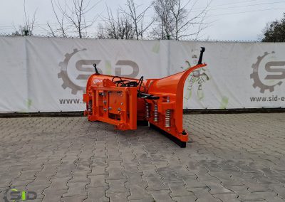 Municipal snow plough