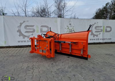 Municipal snow plough