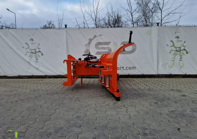 Municipal snow plough