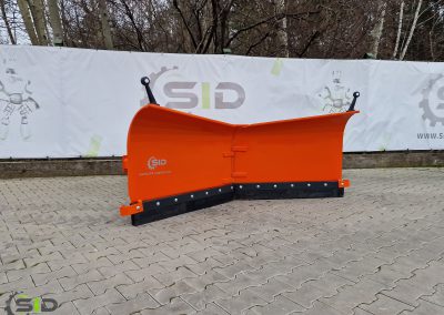 Municipal snow plough