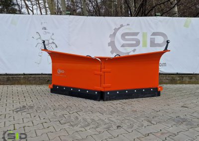 Municipal snow plough