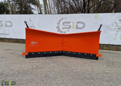 Municipal snow plough