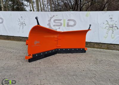 Municipal snow plough