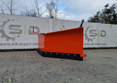 Municipal snow plough