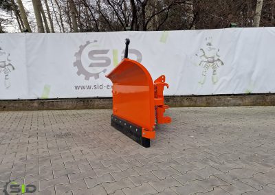 Municipal snow plough