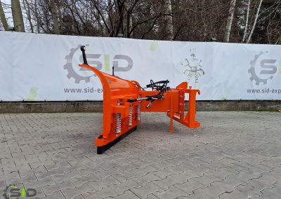 Municipal snow plough