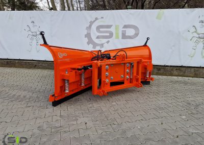 Municipal snow plough