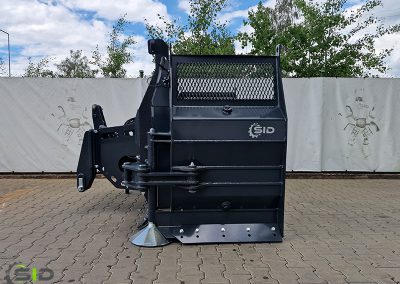 Hydraulic silage blade