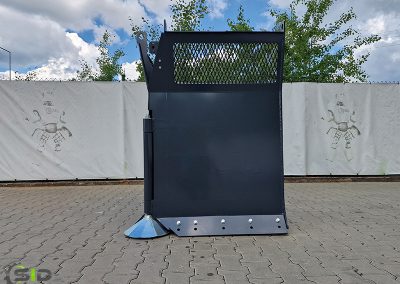 Hydraulic silage blade