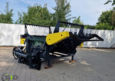 A SID spreader in operation on a farm