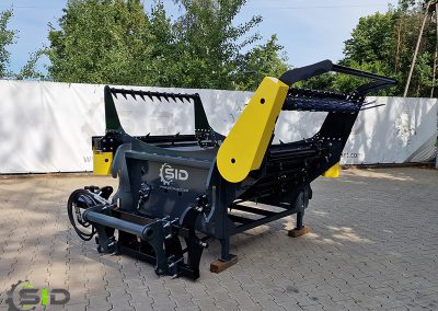 A SID spreader in operation on a farm