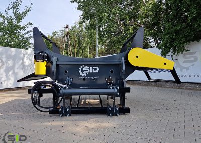 A SID spreader in operation on a farm