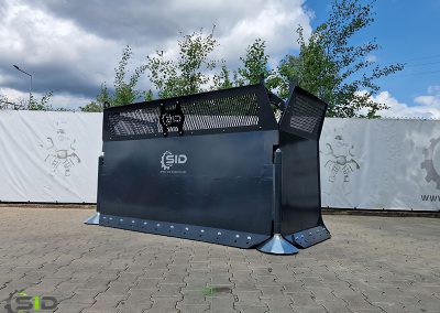 Hydraulic silage blade